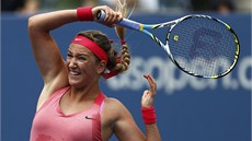 Bloruská tenistka Viktoria Azarenková hraje osmifinále US Open.