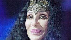 Zpvaka Cher pi vystoupení v New Yorku (erven 2013)