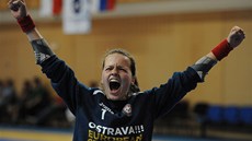 Brankářka Poruby Lenka Roháčková Brankářka Poruby Lenka Roháčková