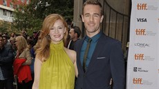 James Van Der Beek a jeho manelka Kimberly (7. záí 2013)