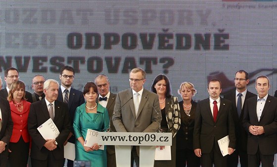 "Nejvtí soupe v kadém kraji pro nás je sjednocený levicový blok," tvrdí místopedseda TOP 09 Miroslav Kalousek.