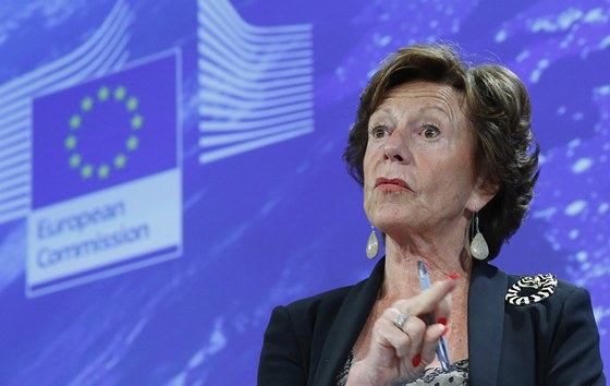 Evropská komisaka pro digitalizaci a nové technologie Neelie Kroesová