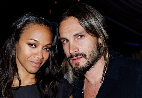 Zoe Saldana a Marco Perego (19. kvtna 2013)