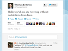 Thomas Erdbrink, reportér New York Times v Teheránu, informuje o tom, e se...