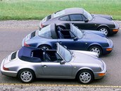 rok 1990: Porsche 911 Carrera 4 3.6 Cabriolet (vepedu) 911 Carrera 4 3.6 Targa