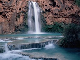 Vodopády Havasu, Grand Canyon, Arizona, USA