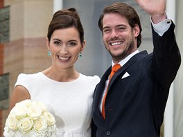Lucemburský princ Félix a Claire Lademacherová mli civilní satek 17. srpna...