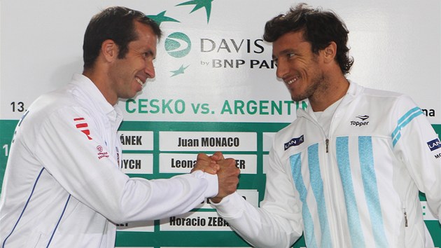 PRVNÍ SOUPEI. eský tenista Radek tpánek zahájí v pátek semifinále Davis