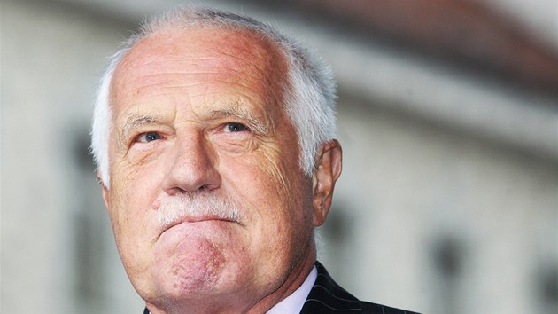 Exprezident Vclav Klaus piel podpoit volebn blok Hlavu vzhru Jany Bobokov (19. z 2013).