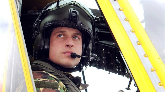 Princ William slouil u zchrann jednotky RAF sedm let.