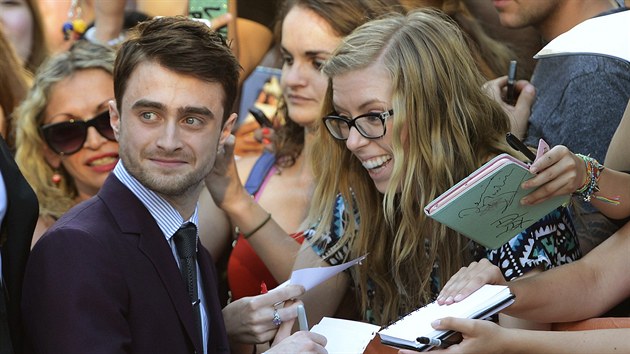 Daniel Radcliffe s fanouky (Toronto, 10. z 2013)