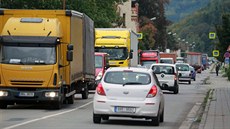 Uzavírka silnice na Svitavy. Uzavírka silnice na Svitavy.
