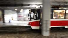 Tramvajová zastávka Jírova v Brně-Líšni Tramvajová zastávka Jírova v Brně-Líšni