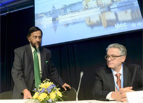 Pedseda Mezivládního panelu pro klimatickou zmnu (IPCC) Rajendra Pachauri