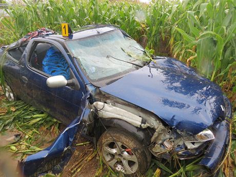 tyiadvacetiletý mladík neudrel u Velkého Beranova na Jihlavsku auto na...