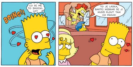 Ukázka z komiksu Bart Simpson 1