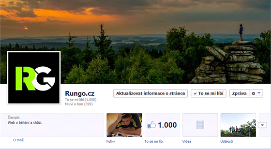 Rungo.cz má tisíc fanouk.