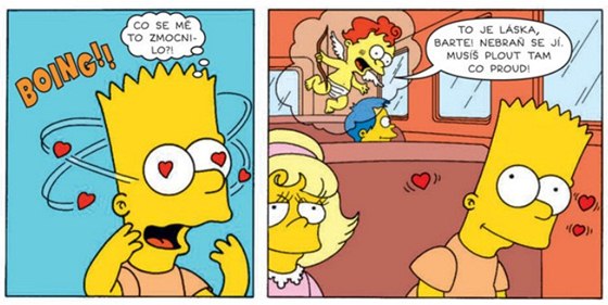 Ukázka z komiksu Bart Simpson 1