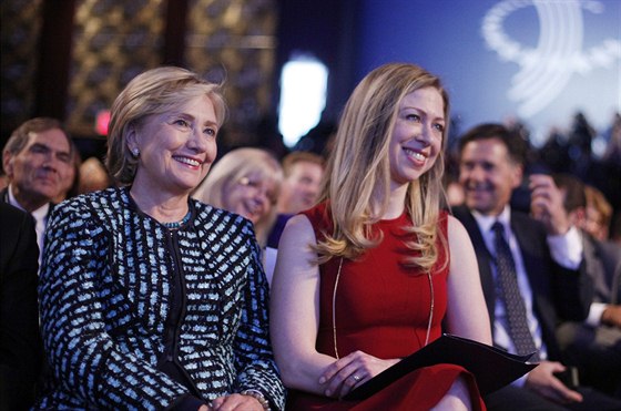 Hillary Clintonová a její dcera Chelsea (25. záí 2013)