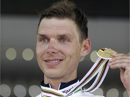 POTET ZA SEBOU. Tony Martin se zlatou medail v asovce na MS v silnin