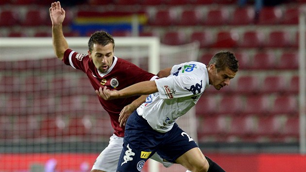 Josef Hubauer ze Sparty (vlevo) a Ladislav Volek ze Slovcka.