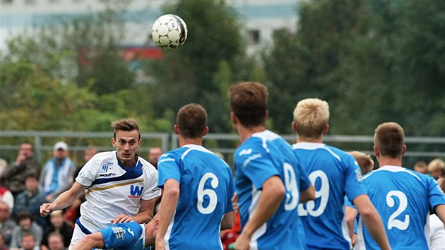 MARN SNAHA. Fotbalist Ostravy vypadli ve 3. kole domcho pohru s druholigovm stm nad Labem.