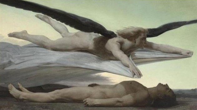 William Bouguereau: Egalit devant la mort
(z vstavy Masculin / Masculin. L'homme nu dans l'art de 1800 a nos jours, Muse d'Orsay, Pa)