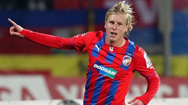 Plzesk Frantiek Rajtoral se raduje z glu v zpase v Jihlav.