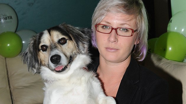 Tereza ernochová se svým psem