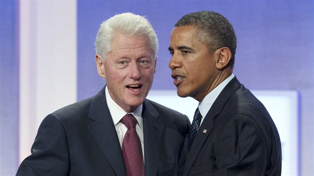 Bill Clinton a Barack Obama (25. z 2013)