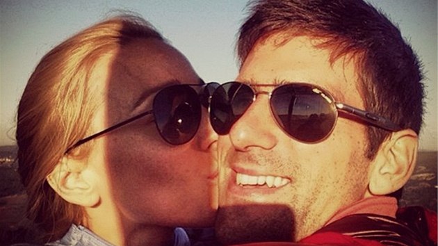 Jelena Ristiov a Novak Djokovi se zasnoubili 25. z 2013.