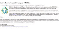 Pvodní komentá k výsledku jednání mezi Junákem a T-Mobilem ve vci skautské