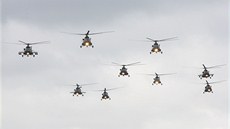 Loni v záí se vrtulníky symbolickým peletem s Perovem louily (na snímku), nyní nad ním v rámci cviení NATO zaburácí znovu.