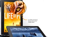 Tablet Kindle Fire HDX s 8,9palcovou úhlopříčkou nabízí jeden z nejjemnějších... Tablet Kindle Fire HDX s 8,9palcovou úhlopříčkou nabízí jeden z nejjemnějších...