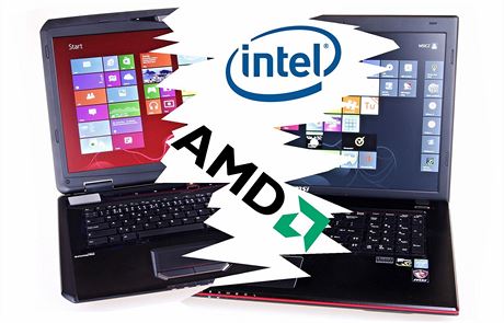 AMD versus Intel. Ilustraní snímek.