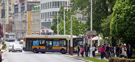 Pro Mariánské Lázn jsou trolejbusy charakteristickým znakem mstské dopravy.