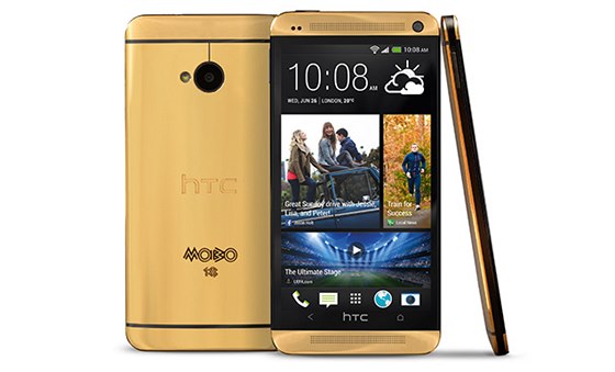 Limitované Gold HTC One s tlem pokrytým 18karátovým zlatem se do bného...