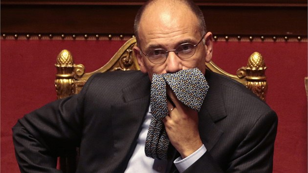 Italsk premir Enrico Letta. 