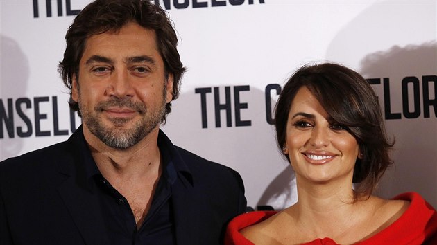 Javier Bardem a Penlope Cruzov (5. jna 2013)