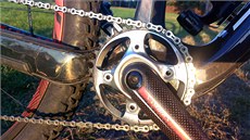 Jeden převodník systému Sram XX1 u kola Specialized Camber S-Works Jeden převodník systému Sram XX1 u kola Specialized Camber S-Works