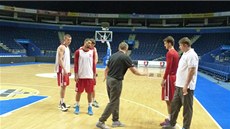 Basketbalová hala ve Vilniusu, kde se nymburtí basketbalisté porvou o postup do Euroligy.