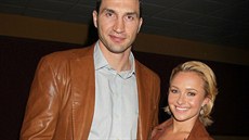 Vladimir Kličko a Hayden Panettiere (23. dubna 2011) Vladimir Kličko a Hayden Panettiere (23. dubna 2011)