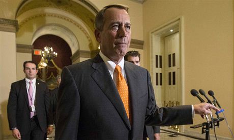 Pedseda americké Snmovny reprezentant John Boehner