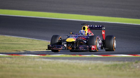 Sebastian Vettel bhem Velké ceny Japonska.
