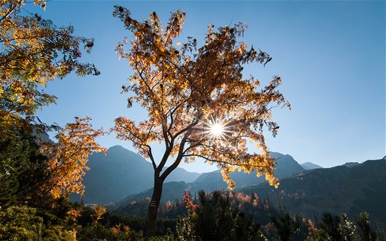 Nebojte se fotit proti slunci. Slovensko, Západní Tatry