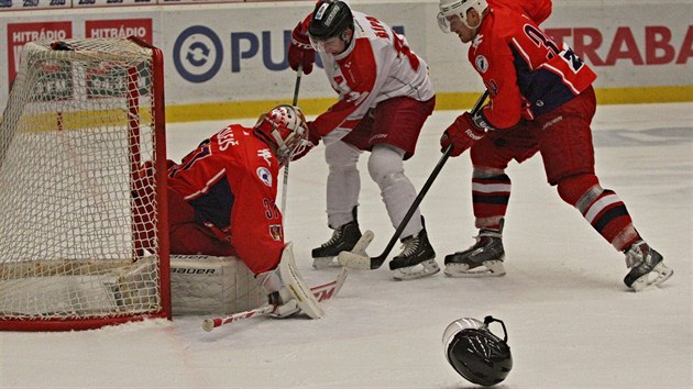 MARN DOBVN A NAKONEC JEN JEDEN GL. Hokejist Havlkova Brodu porazili Olomouc nejtsnjm rozdlem 1:0.