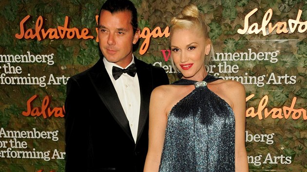 Gavin Rossdale a Gwen Stefani (17. jna 2013)