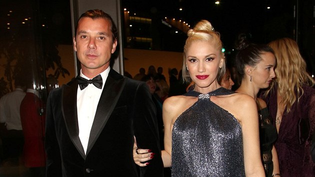 Gavin Rossdale a Gwen Stefani (17. jna 2013)