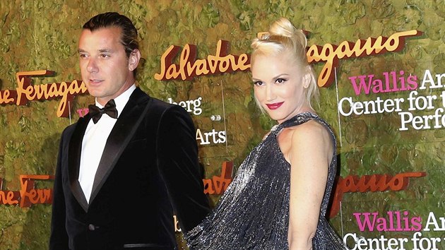 Gavin Rossdale a Gwen Stefani (17. jna 2013)