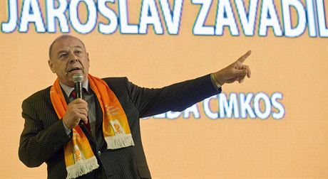 Jaroslav Zavadil v pedvolební kampani SSD